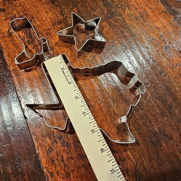 Texas Cookie Cutters Set - State outline, boot and star - Picture 4 of 4